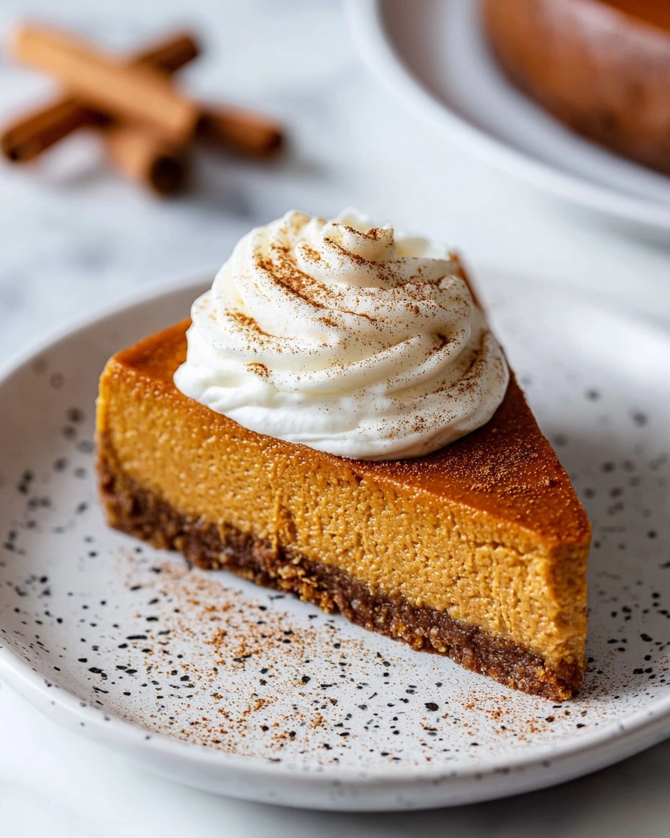 Crustless Pumpkin Pie Recipe - Recipe Image