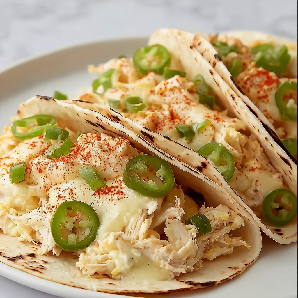 Jalapeño Popper Chicken Tacos: 5 Flavorful Secrets to Love Recipe - Recipe Image