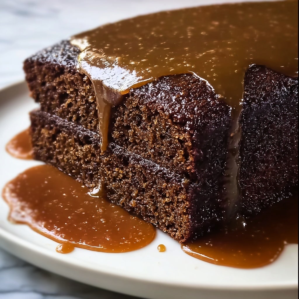 Old-Fashioned English Treacle Cake with Orange Syrup Recipe - Recipe Image