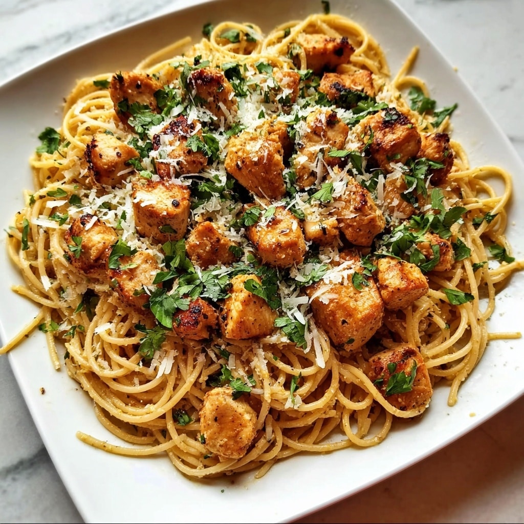 Healthy Garlic Parmesan Chicken Pasta: 30 Minutes to Joy Recipe - Recipe Image