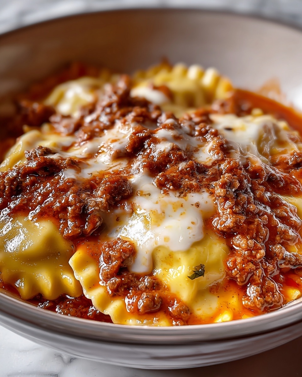 Easy Crockpot Ravioli Lasagna Recipe - Recipe Image