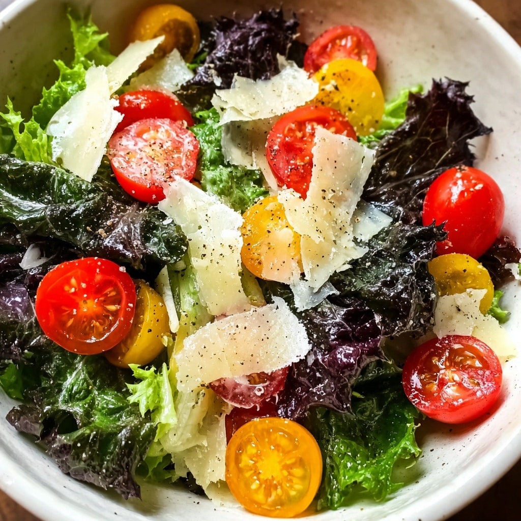 Lemon Parmesan Salad Recipe - Recipe Image