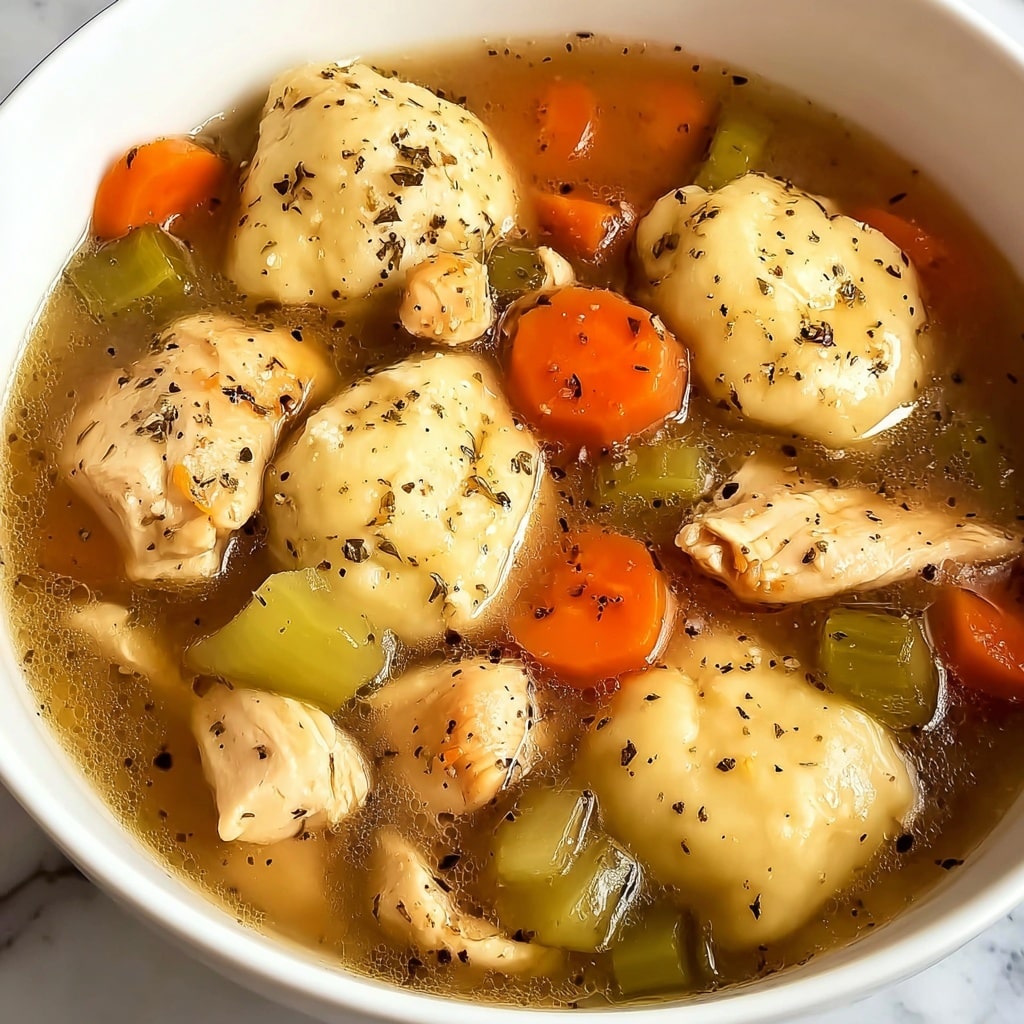 Chicken & Dumplings: 5 Simple Steps to Comfort Food Bliss Recipe - Recipe Image