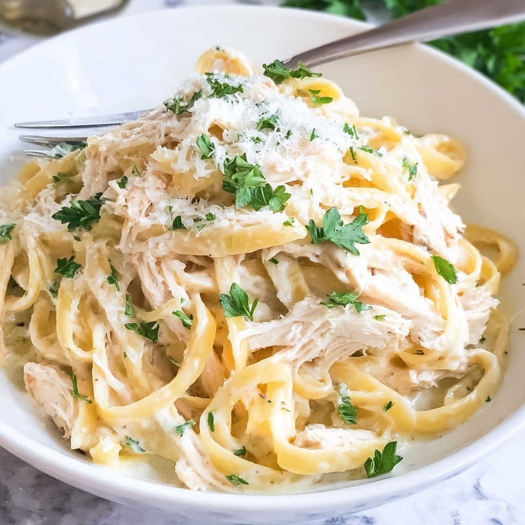 Slow Cooker Chicken Alfredo: 7 Creamy Comfort Delights Recipe - Recipe Image