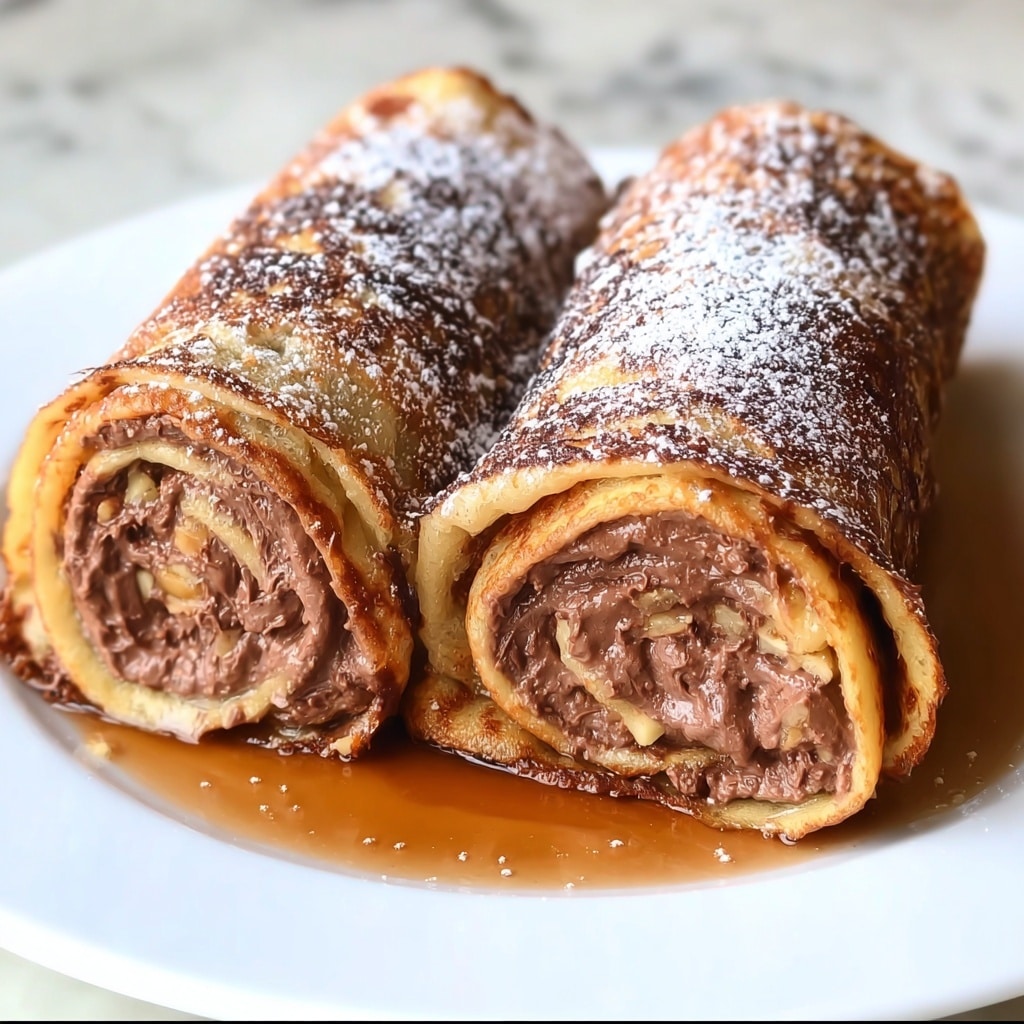 Chocolate Hazelnut French Toast Roll-Ups Recipe - Recipe Image