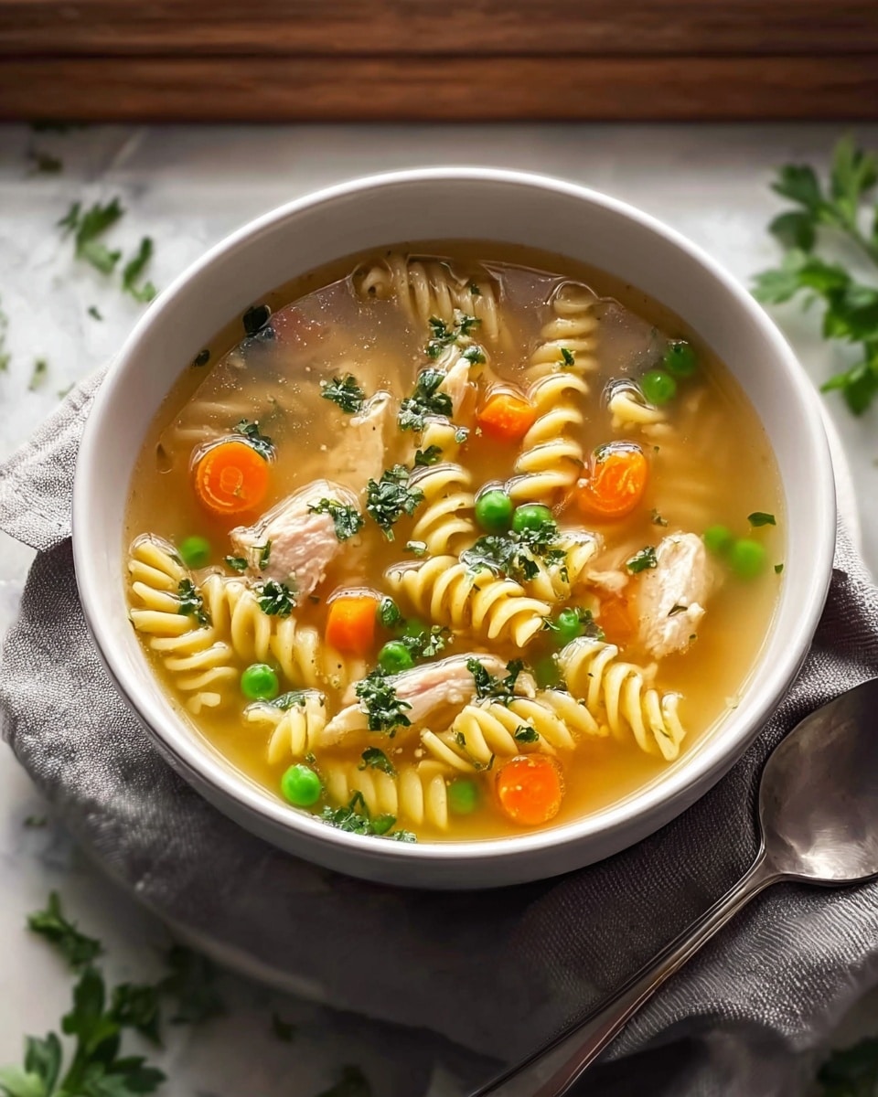 Fresh Herb Chicken Noodle Soup Recipe - Recipe Image