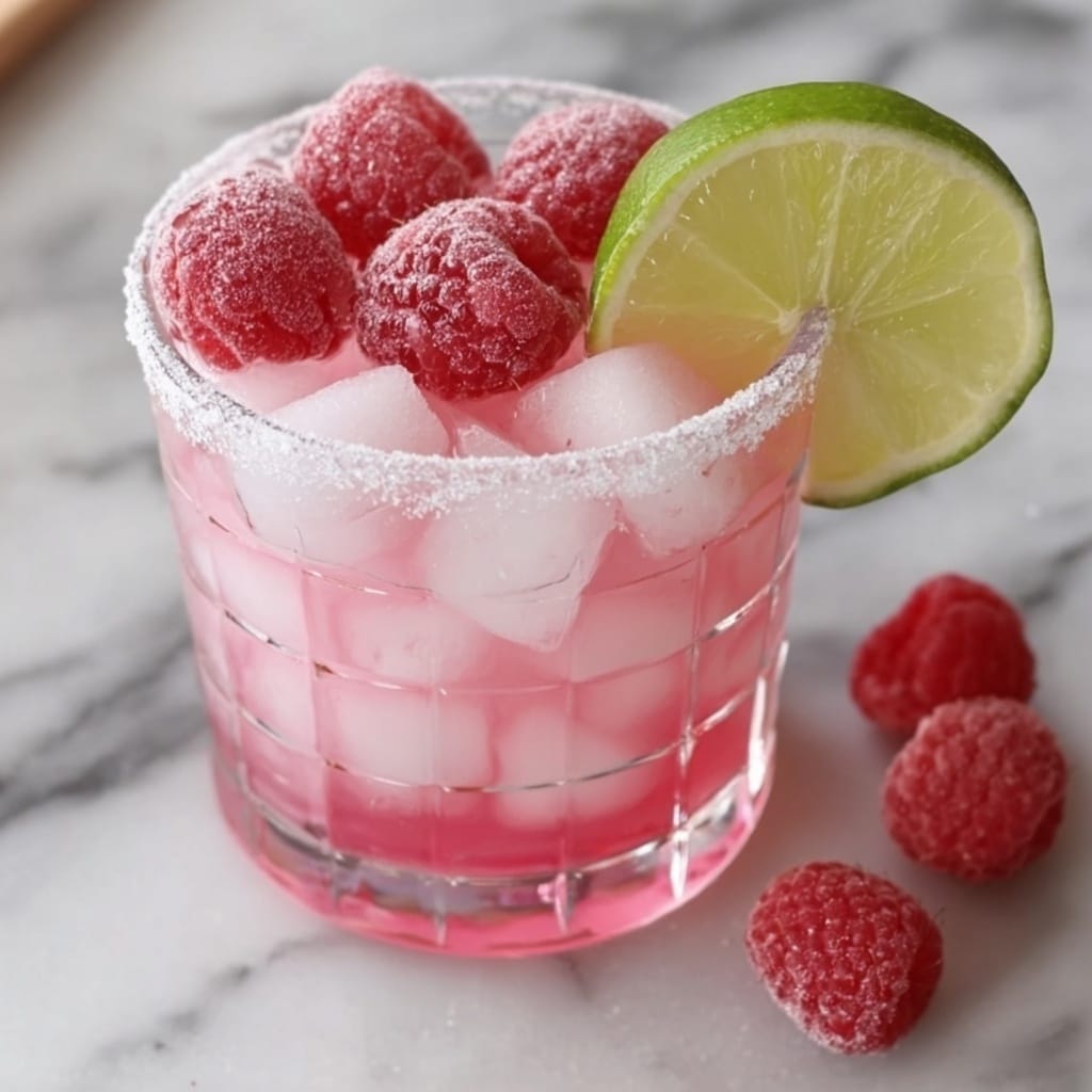 Raspberry Coconut Margarita Recipe - Recipe Image