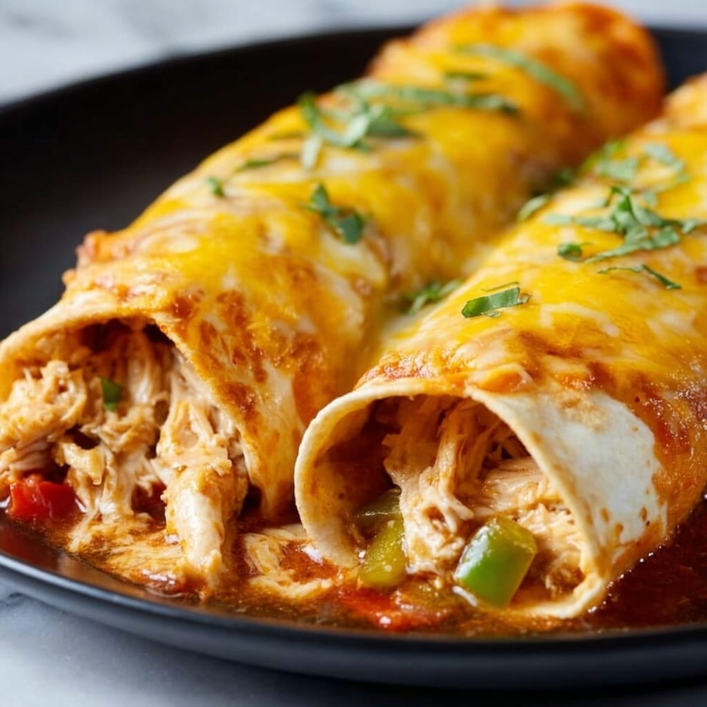 Easy Chicken Enchiladas Recipe - Recipe Image