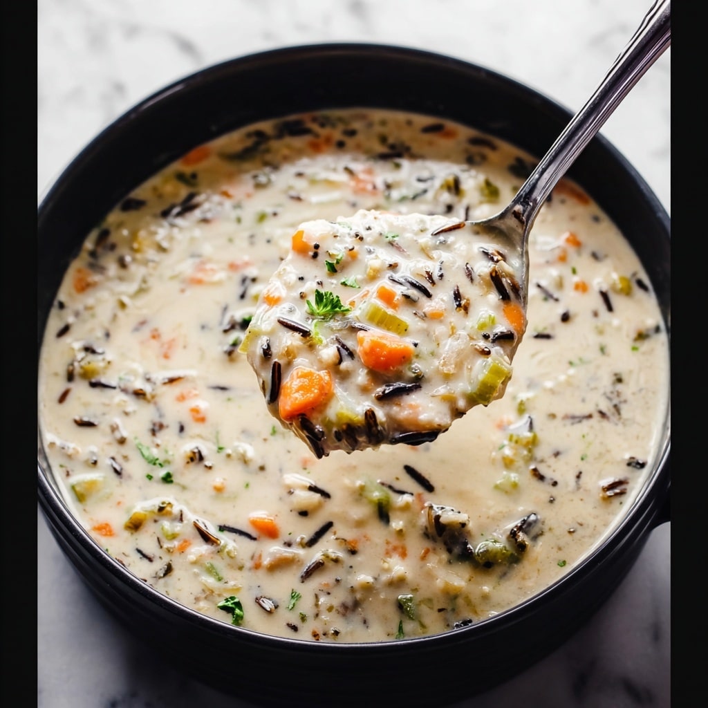 Crock Pot Chicken and Wild Rice Soup Recipe - Recipe Image