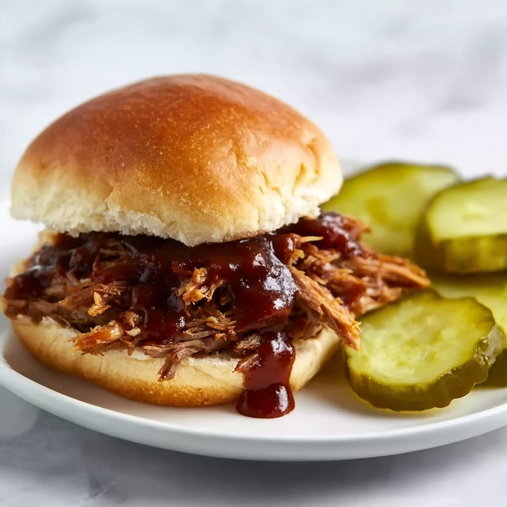 Slow Cooker Hot Honey Chicken Sandwiches Recipe - Recipe Image
