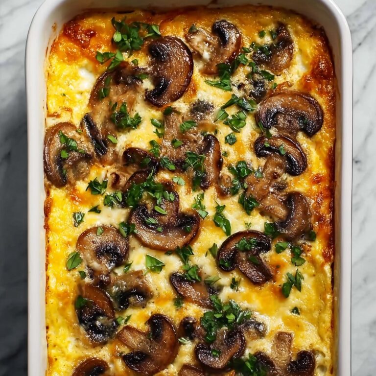 Heavenly Mushroom Polenta Casserole for Cozy Family Nights Recipe