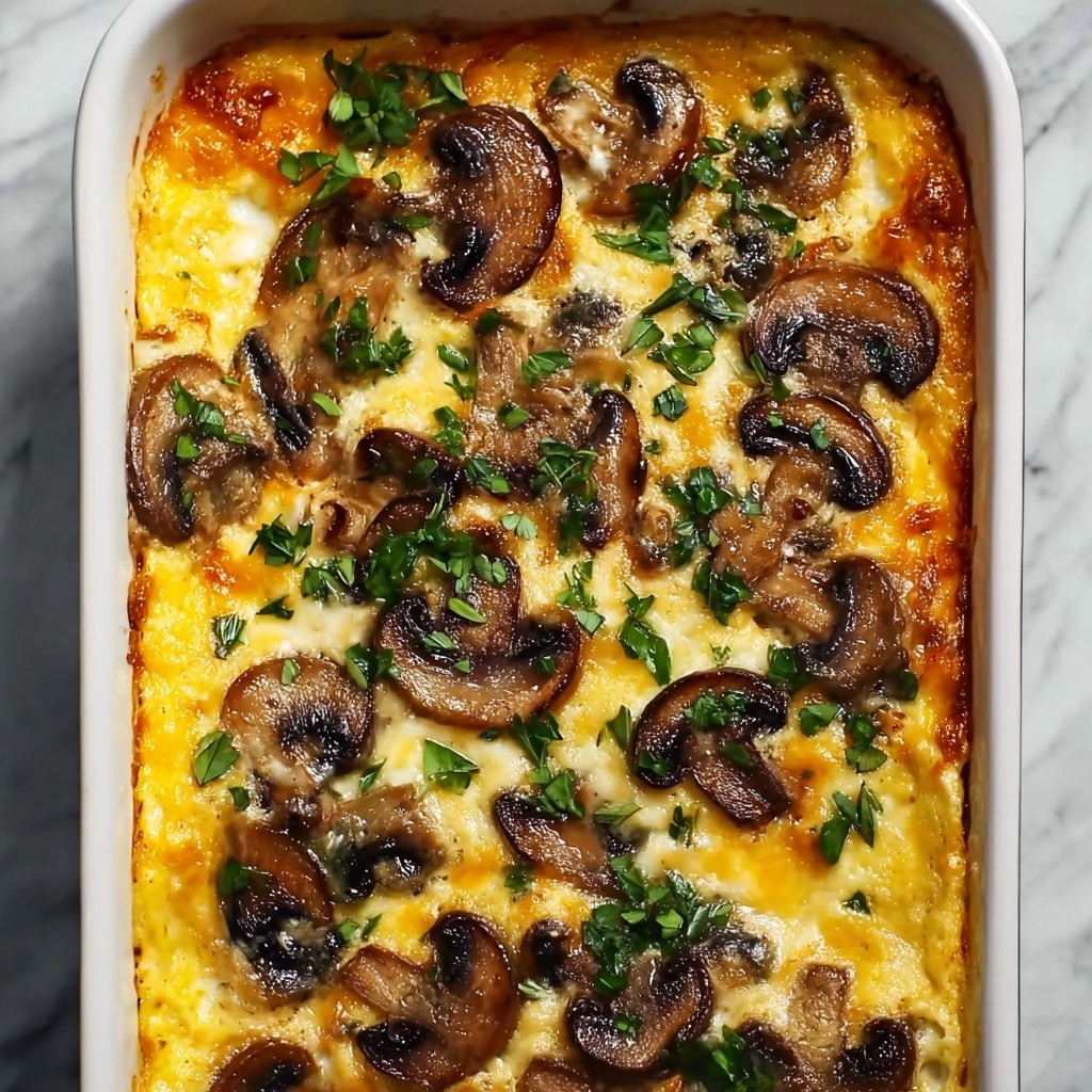 Heavenly Mushroom Polenta Casserole for Cozy Family Nights Recipe