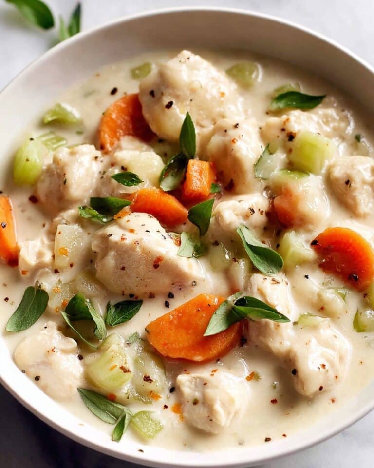 Leftover Turkey and Stuffing Dumpling Soup Recipe