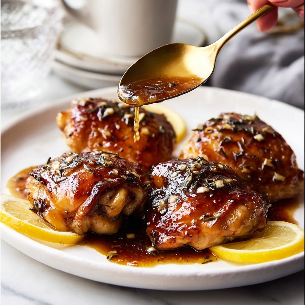 Honey Garlic Lemon Pepper Chicken Thighs Recipe