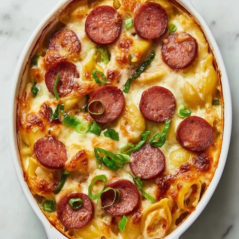 Mouthwatering Pierogi Casserole with Kielbasa for Cozy Nights Recipe