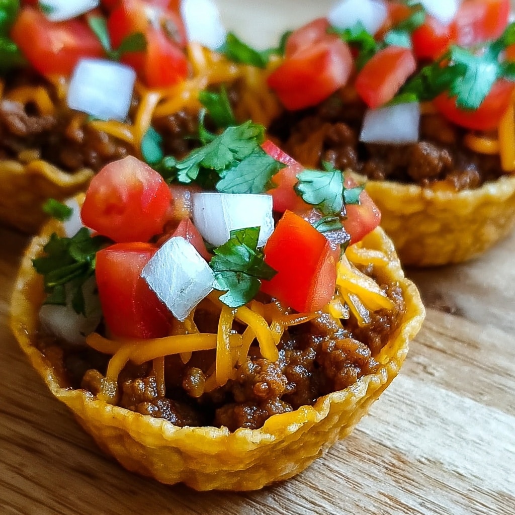Easy Crunchy Taco Cups Recipe