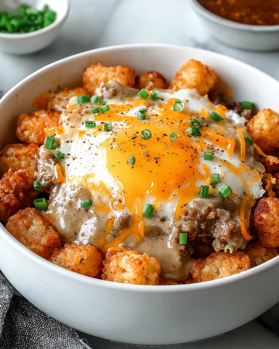 Tater Tot Breakfast Bowl Recipe - Recipe Image
