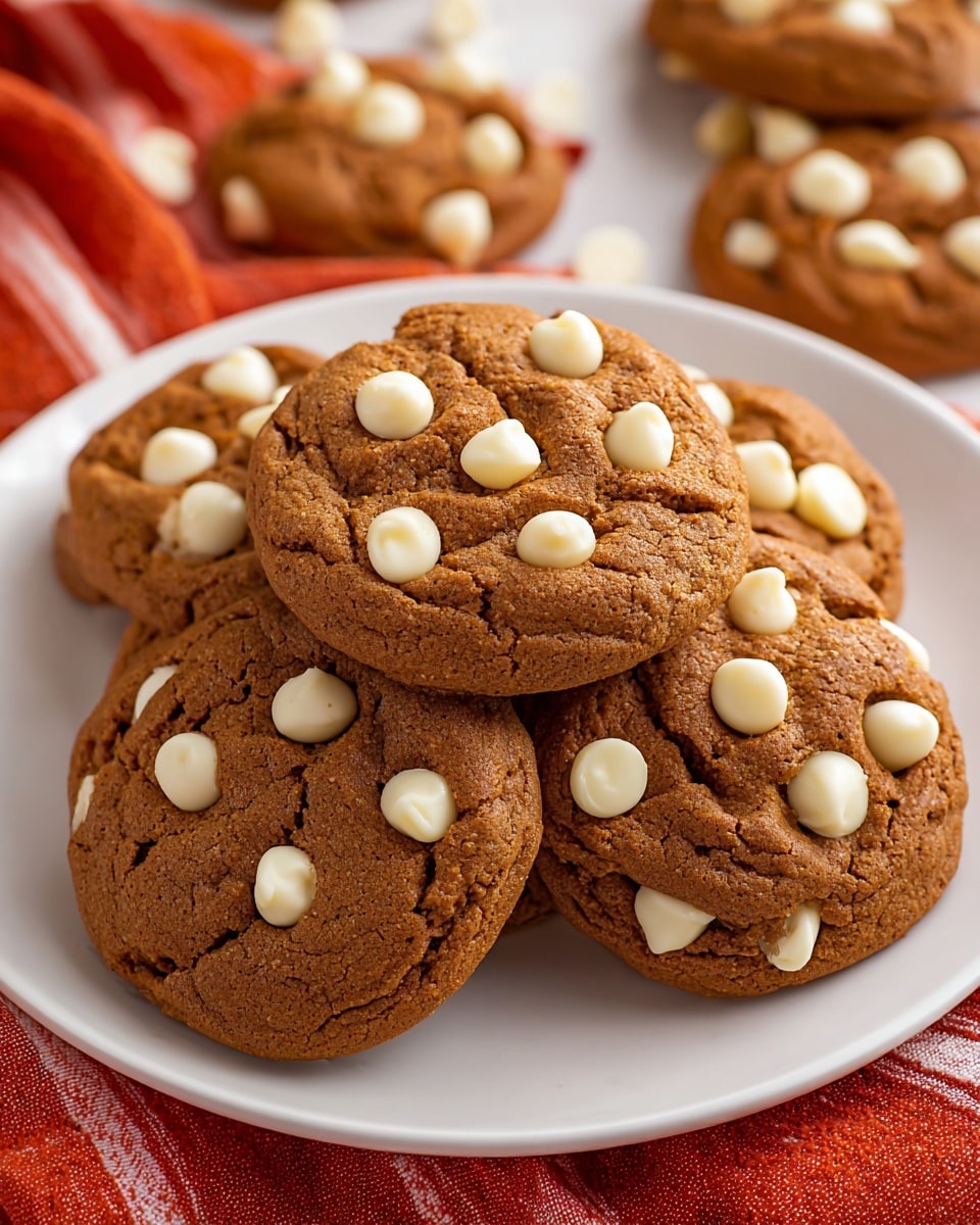Pumpkin White Chocolate Chip Cookies Recipe - Recipe Image