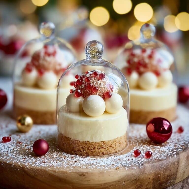 Snow Globe Cheesecake Bites: Magical Holiday Treats to Share Recipe