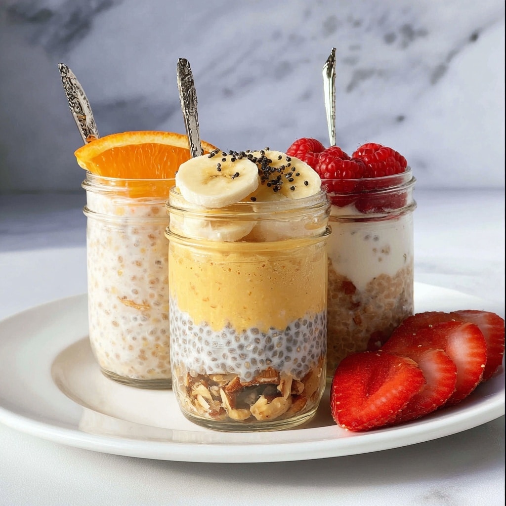 High Protein Overnight Oats: The Ultimate Muscle-Building Breakfast Recipe - Recipe Image