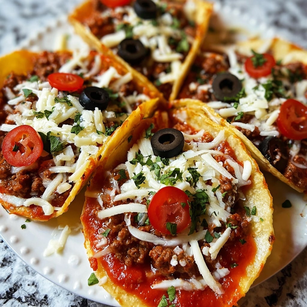 Meat Lovers Pizza Tacos Recipe
