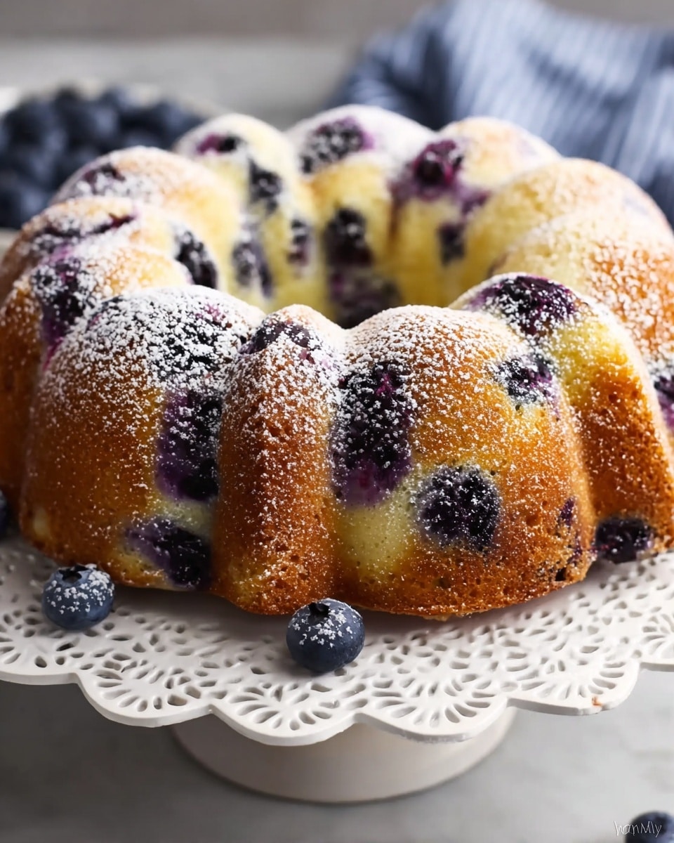 Blueberry Breakfast Cake Recipe - Recipe Image