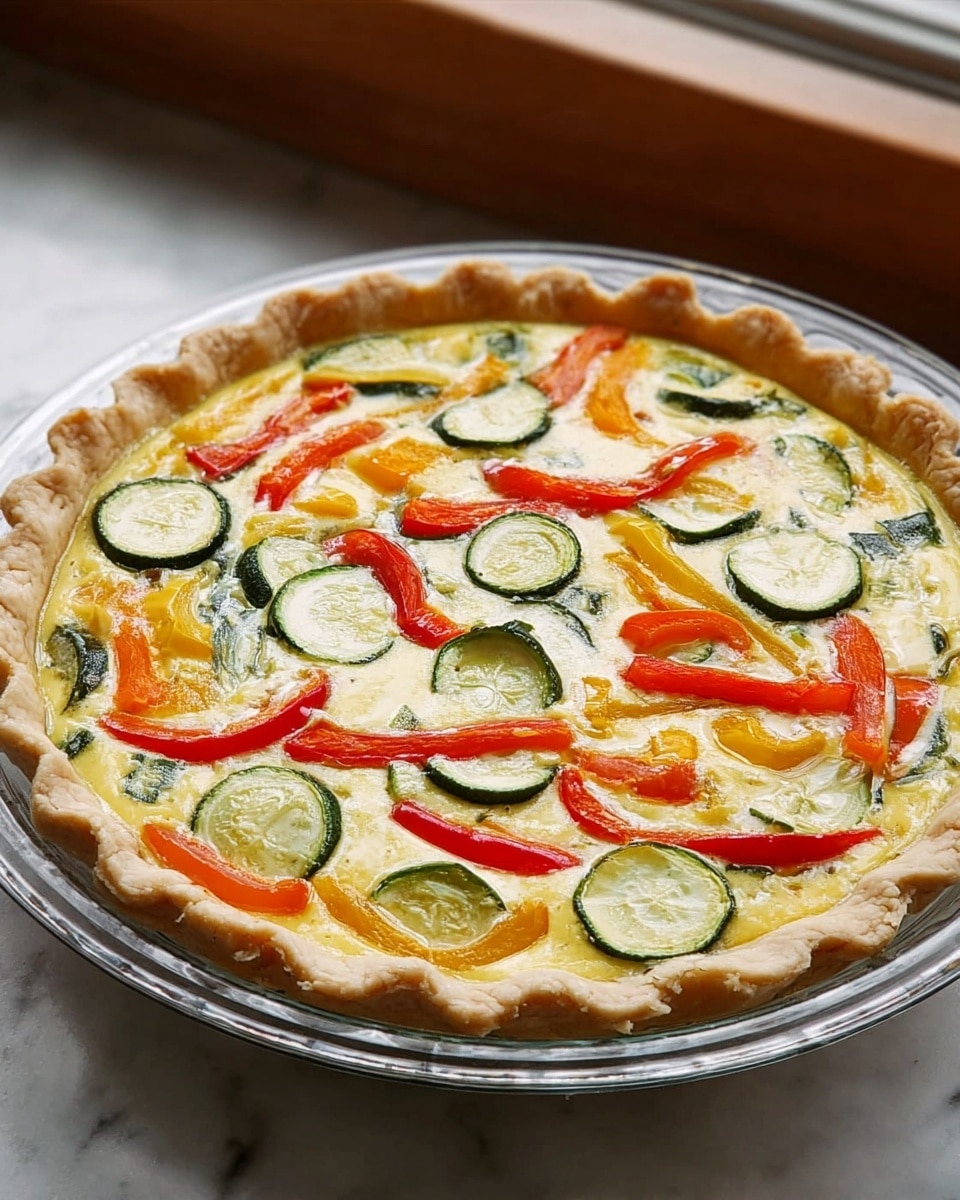 Roasted Vegetable Quiche Recipe - Recipe Image
