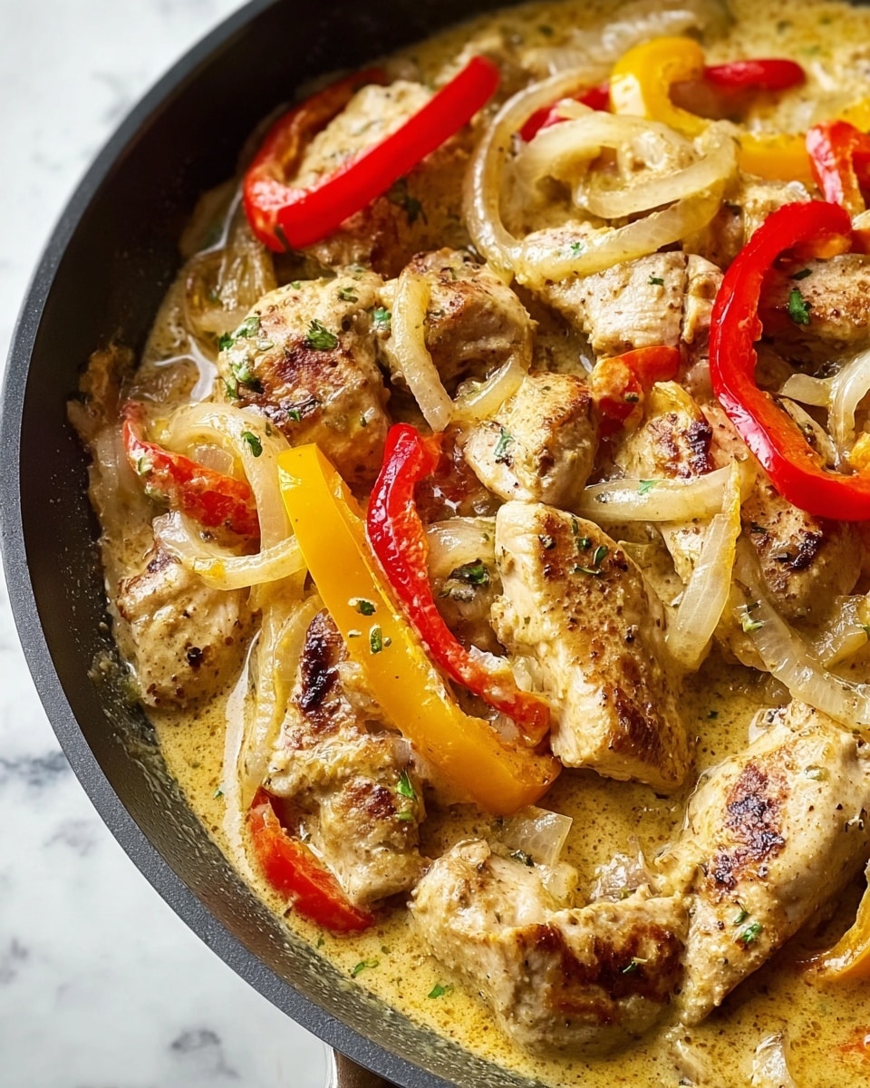 Creamy Pepperoncini Chicken Recipe - Recipe Image