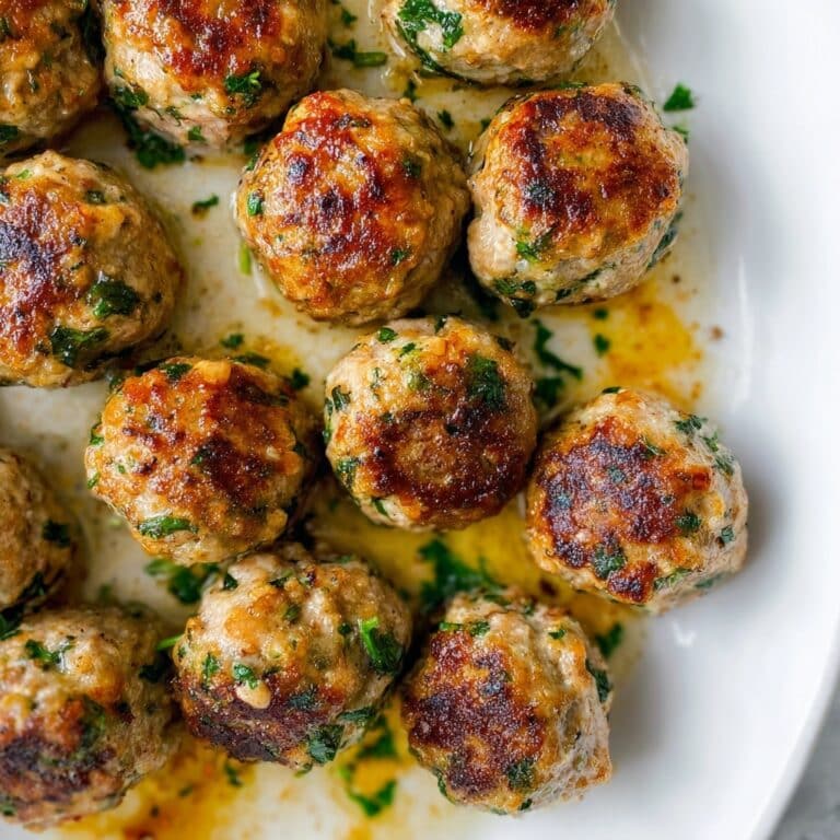 Italian-Style Chicken Meatballs Recipe