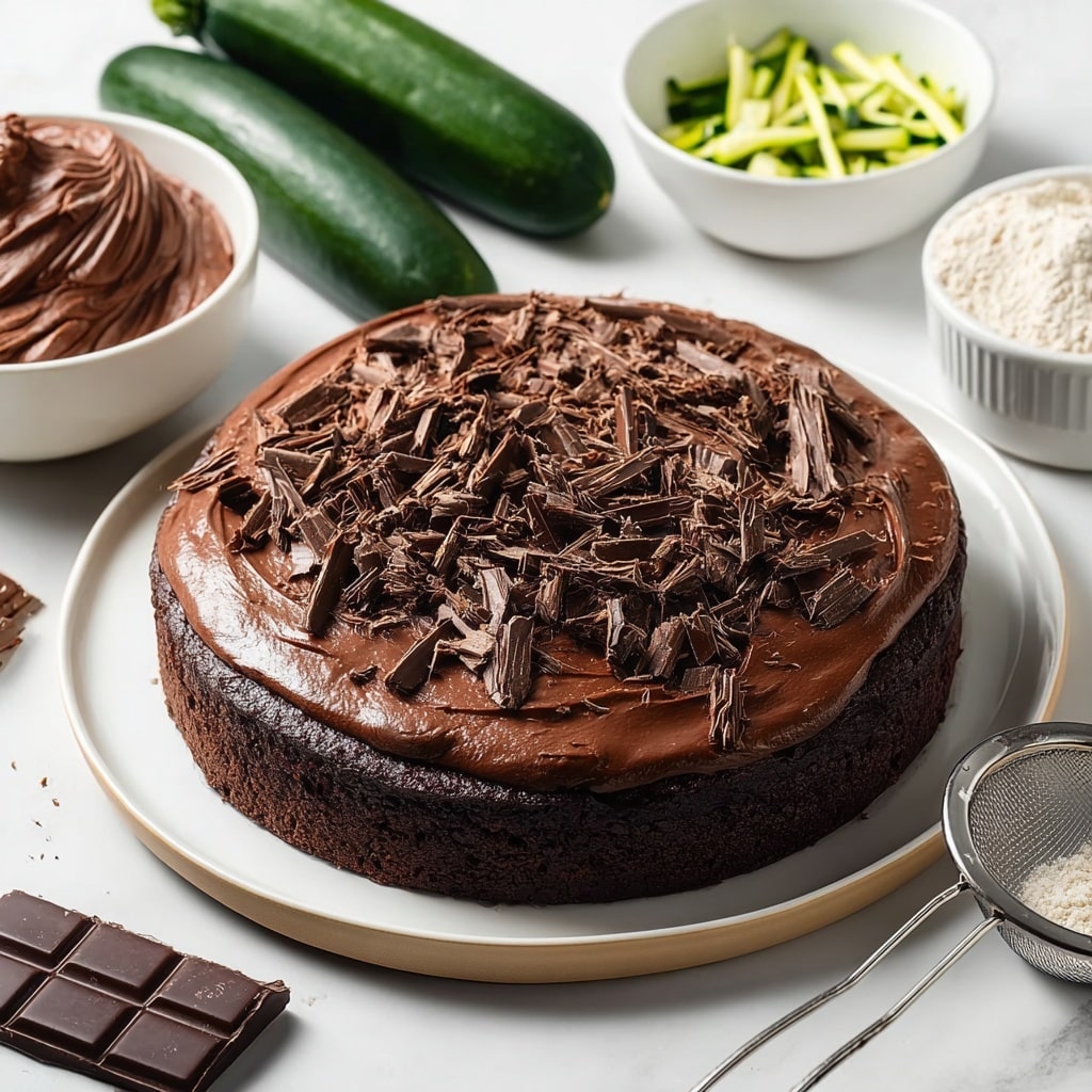 Vegan Chocolate Courgette Cake Recipe