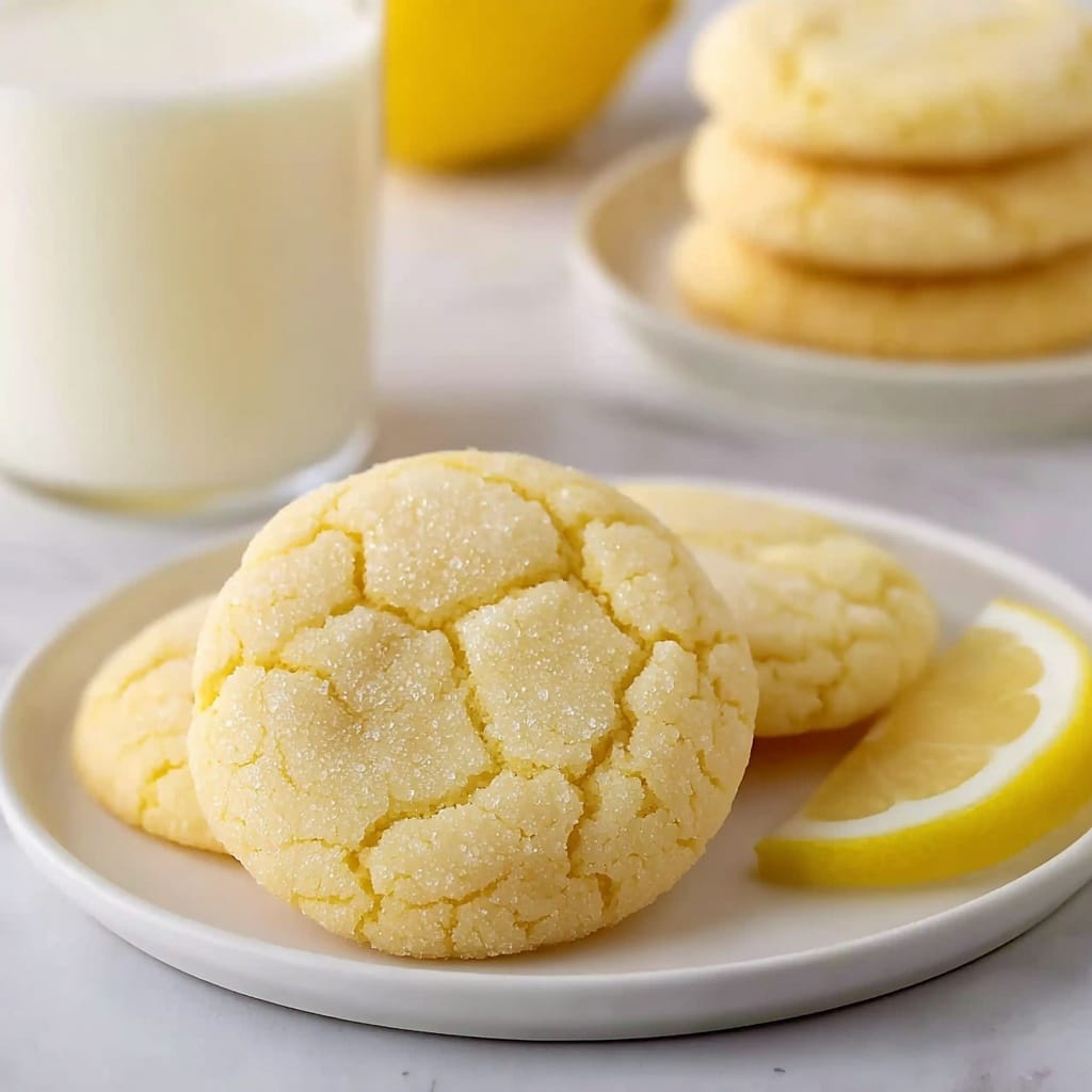 Lemon Sugar Cookies Recipe