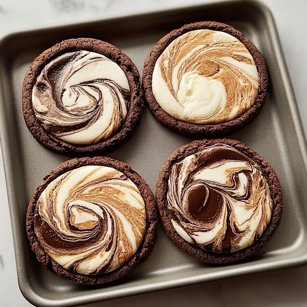 Chocolate Marshmallow Swirl Cookies Recipe