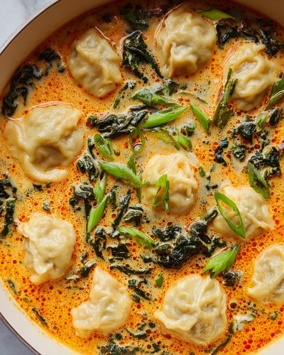 Thai Red Curry Dumpling Soup Recipe - Recipe Image