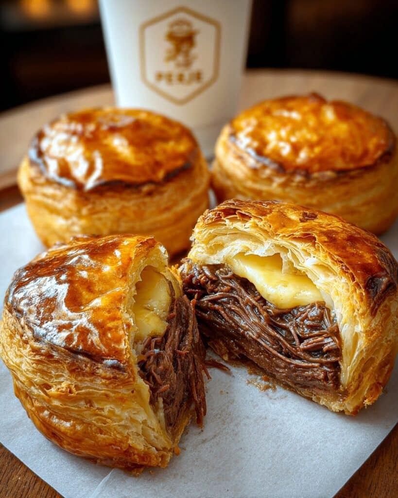 Brisket & Smoked Cheese Pies Recipe