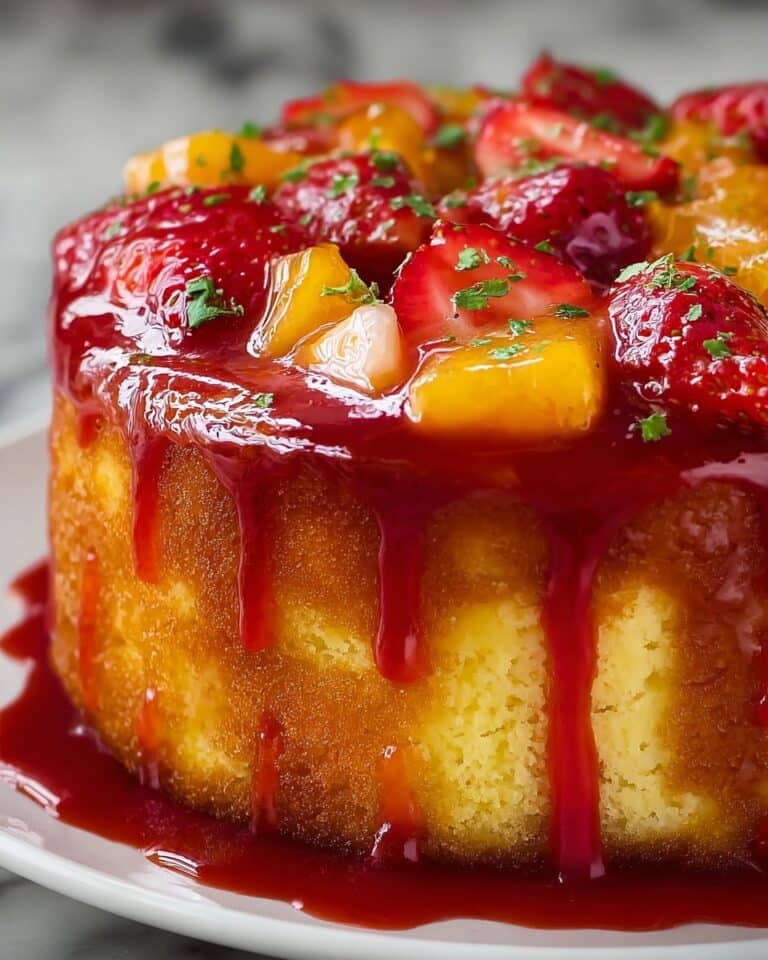 Strawberry Pineapple Pound Cake Recipe