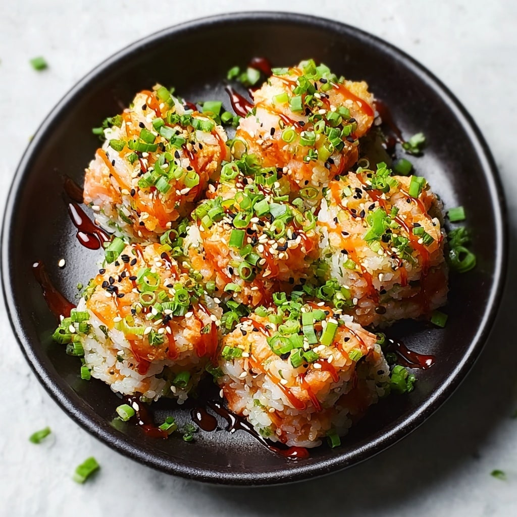 Crunchy Sushi Bites with Spicy Tuna Recipe