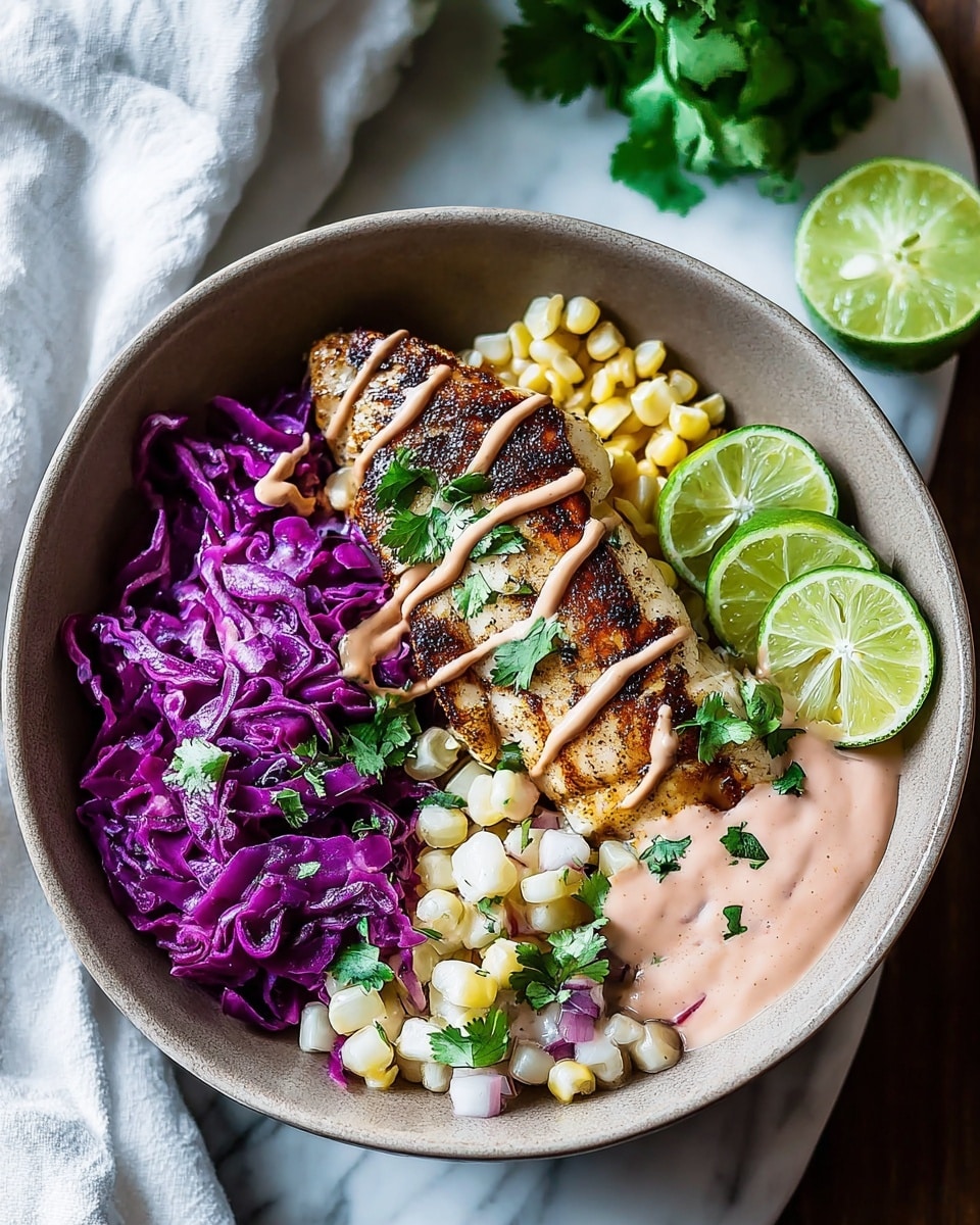 Baja Fish Taco Bowls Recipe - Recipe Image