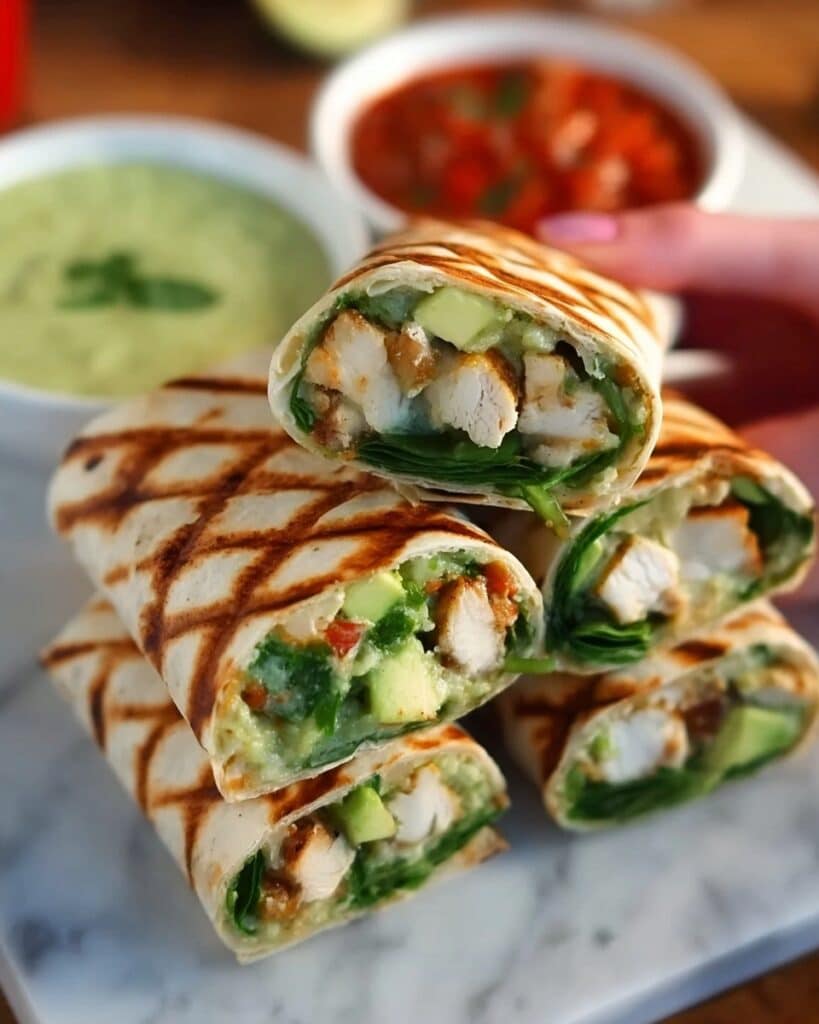 Avocado Chicken Wraps Recipe