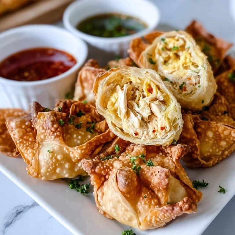 Crab Cake Egg Rolls with Spicy Lemon Dipping Sauce Recipe