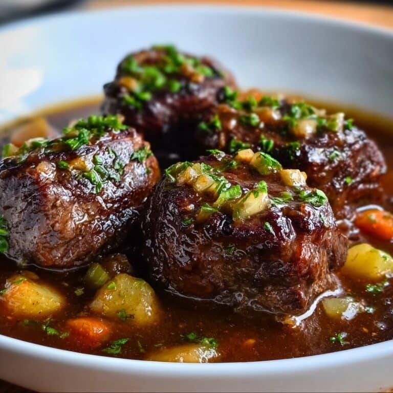 Slow-Cooked Oxtail in Bone Broth Reduction Recipe