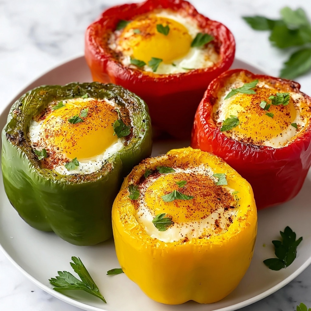 Egg-Stuffed Bell Peppers Recipe