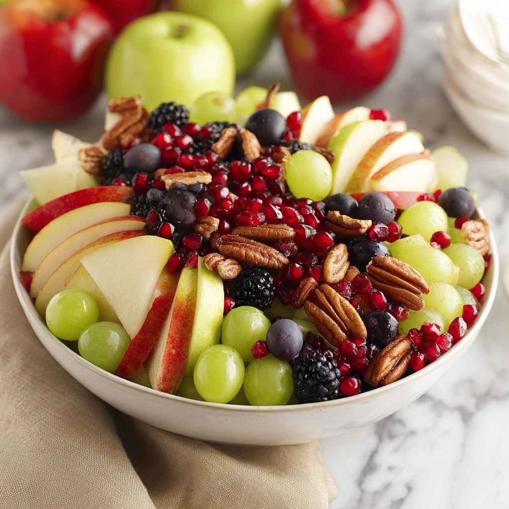 Fall Fruit Salad with Cinnamon Honey Dressing Recipe