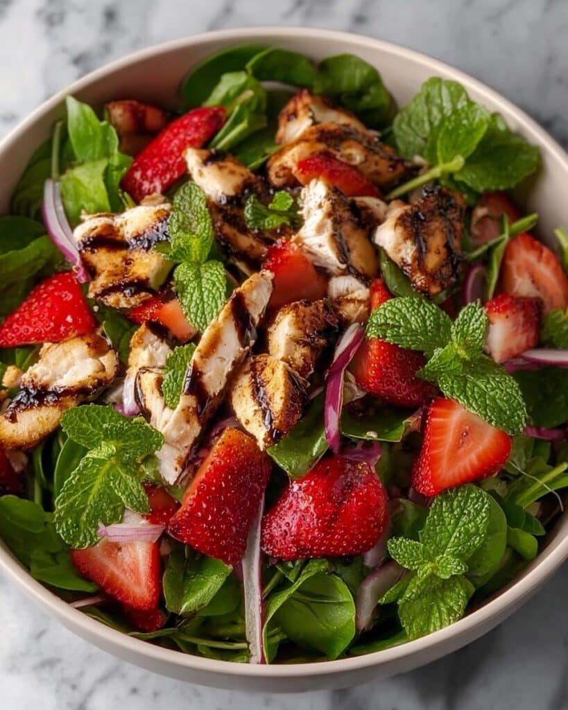 Strawberry Chicken Salad with Balsamic Dressing Recipe