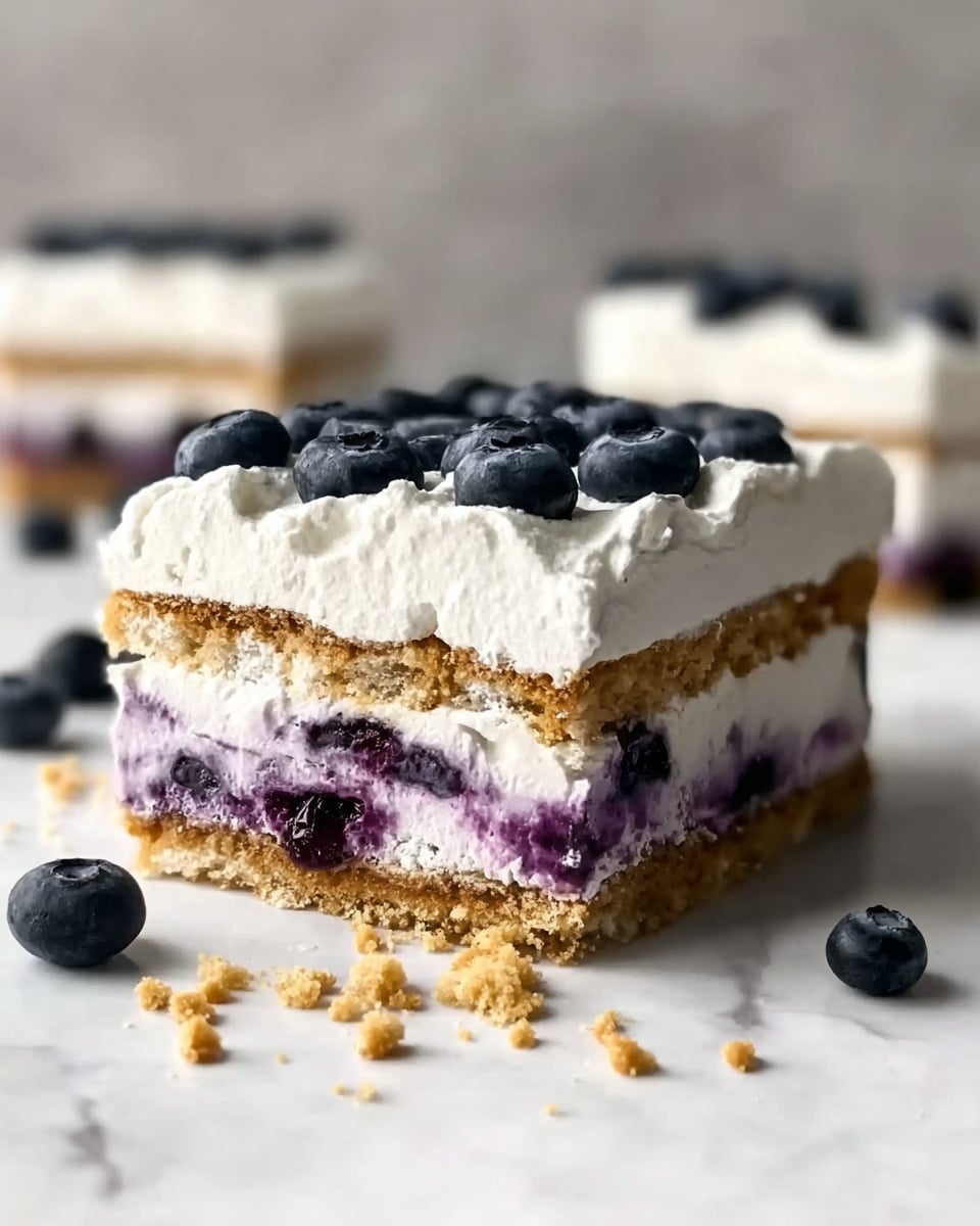 Lemon Blueberry Icebox Cake Recipe