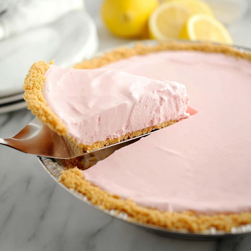 Frozen Pink Lemonade Pie Recipe - Recipe Image