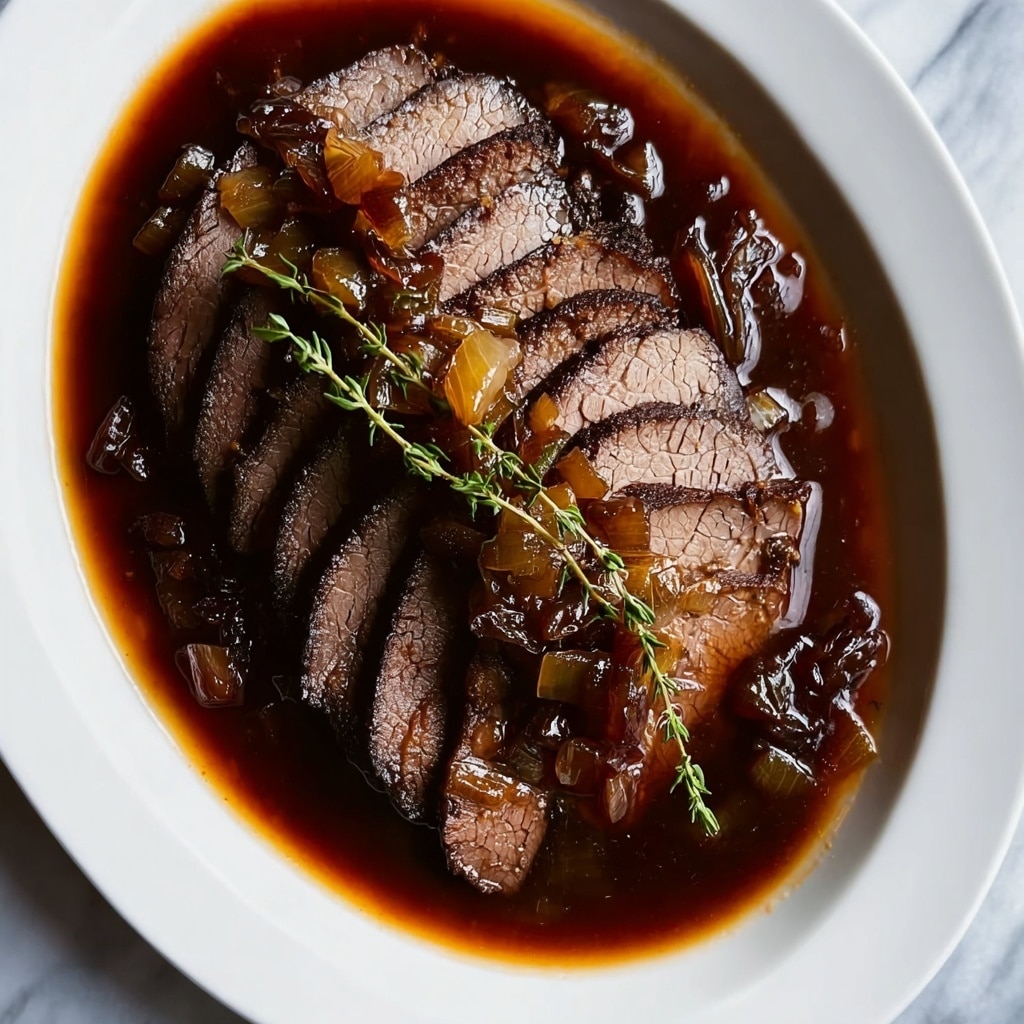 Red Wine and Honey Braised Brisket Recipe