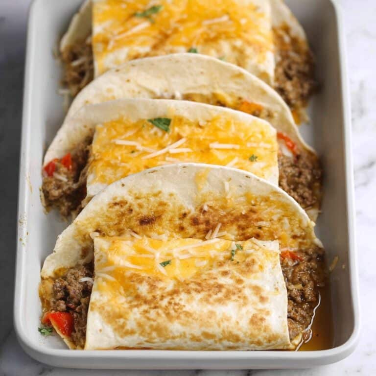 Mexican Loaded Cheesy Pocket Tacos Recipe
