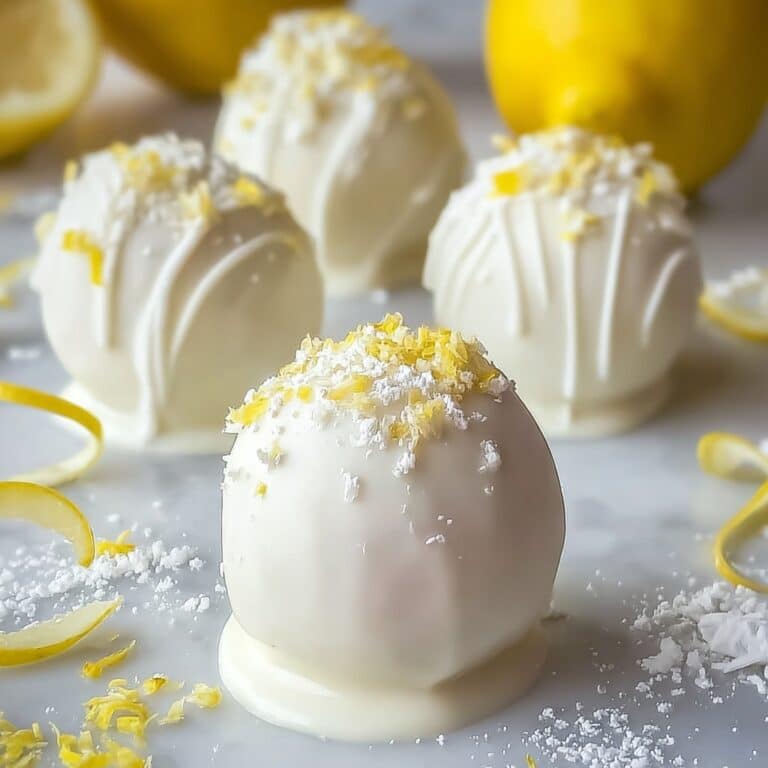 White Chocolate Lemon Truffles Recipe