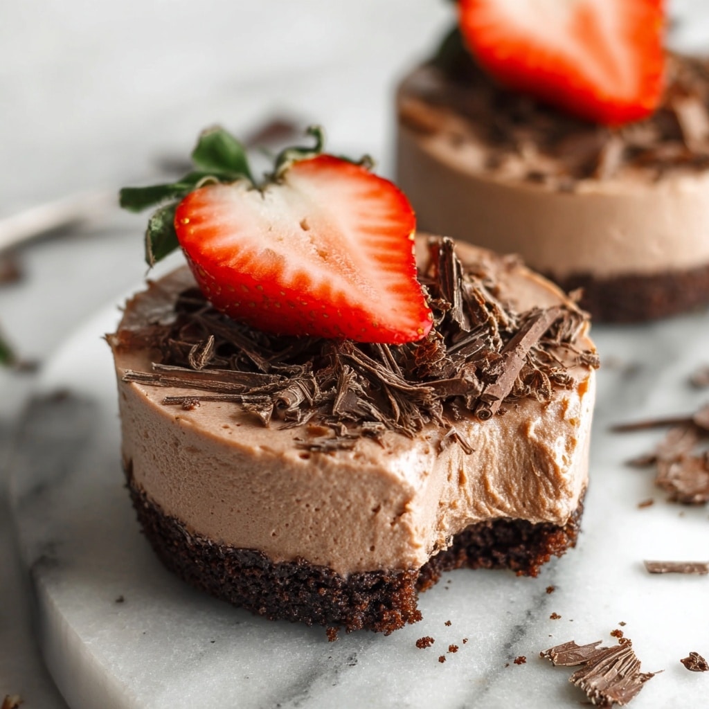Chocolate No-Bake Mini Cheesecakes Recipe