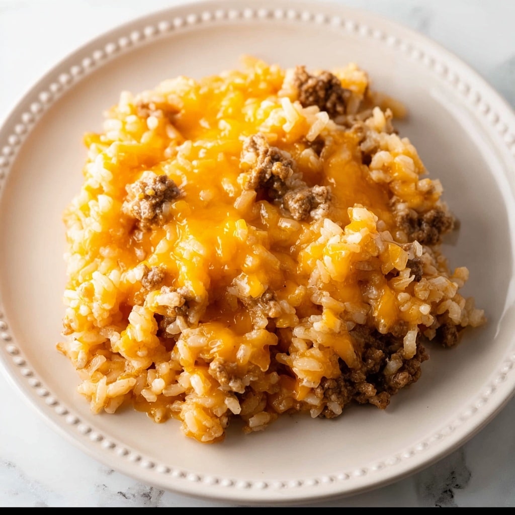 Instant Pot Cheesy Ground Beef and Rice Recipe